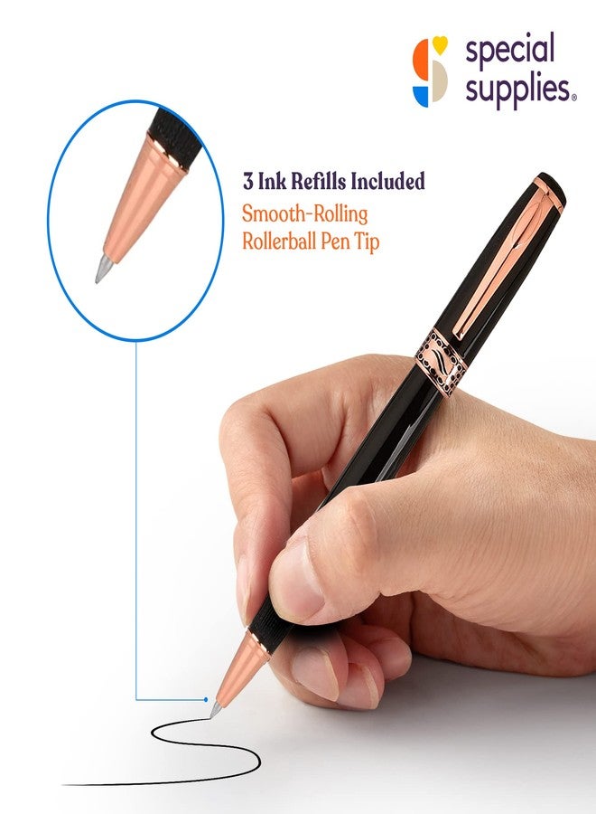 Special Supplies 3 Pack Weighted Pens for Hand Tremors, Low Dexterity, Poor Grip Strength, and Parkinson’s Patients, Storage Box and 3 Ink Refills Included - Image 2